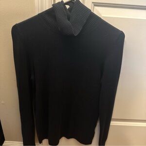 GAP Navy Ribbed Turtleneck Sweater